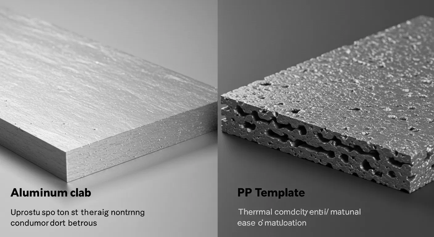 What Is the Difference Between Aluminum Slab and PP Template?